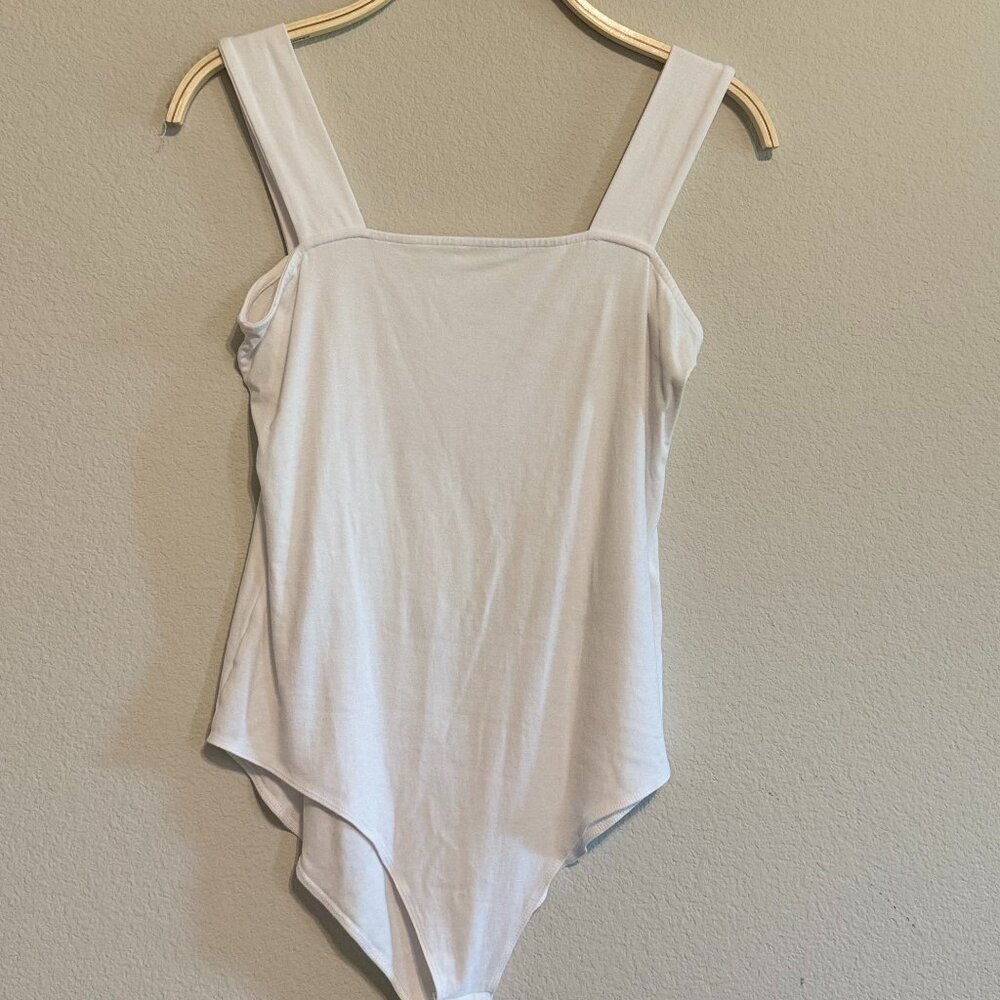 Square Neck Sleeveless Tank Top Bodysuit